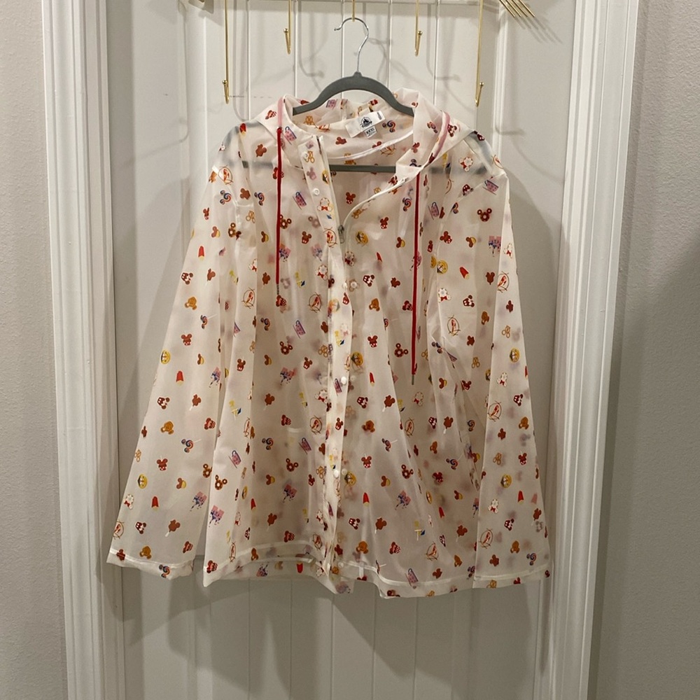 Disney Parks Snacks Raincoat Plus Size XXXL Waterproof